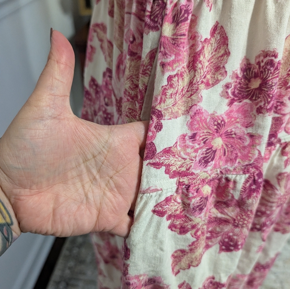 3/$30 Old Navy Linen Sundress - Picture 3 of 10